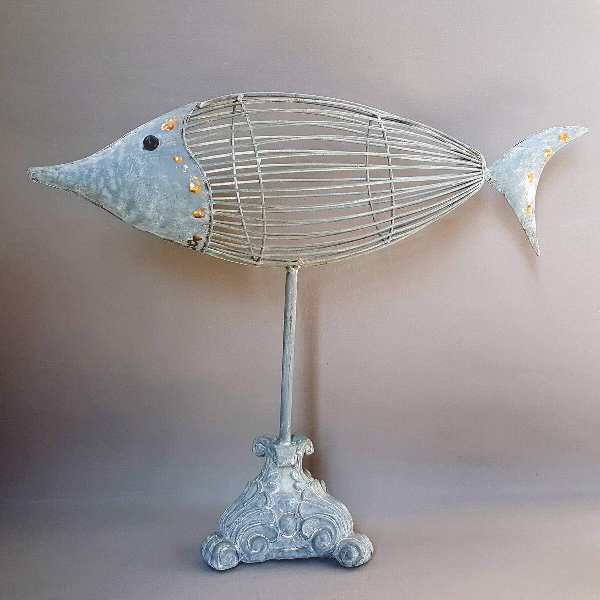 Fisch aus Metall, Höhe 50cm