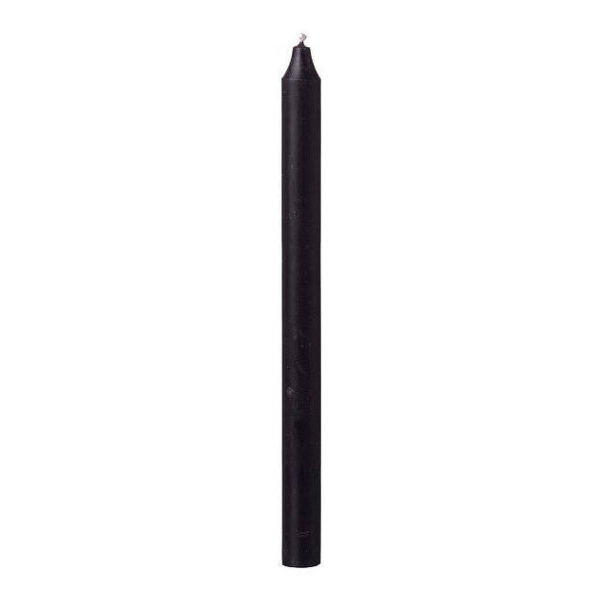 Stabkerze aus Paraffin, Länge 18cm / Ø 2.2cm, schwarz