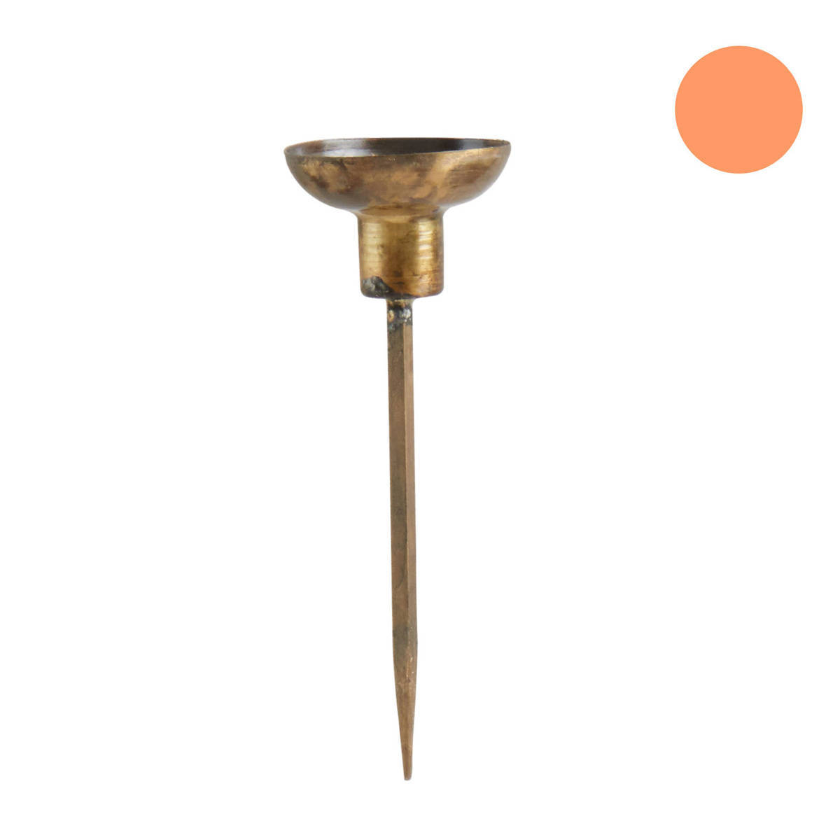 Kerzenhalter aus Metall, zum stecken