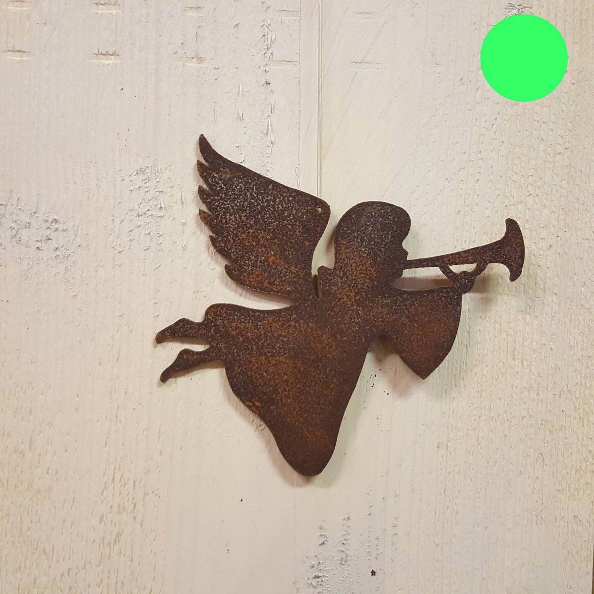 Engel aus Rostmetall, zum Aufhängen