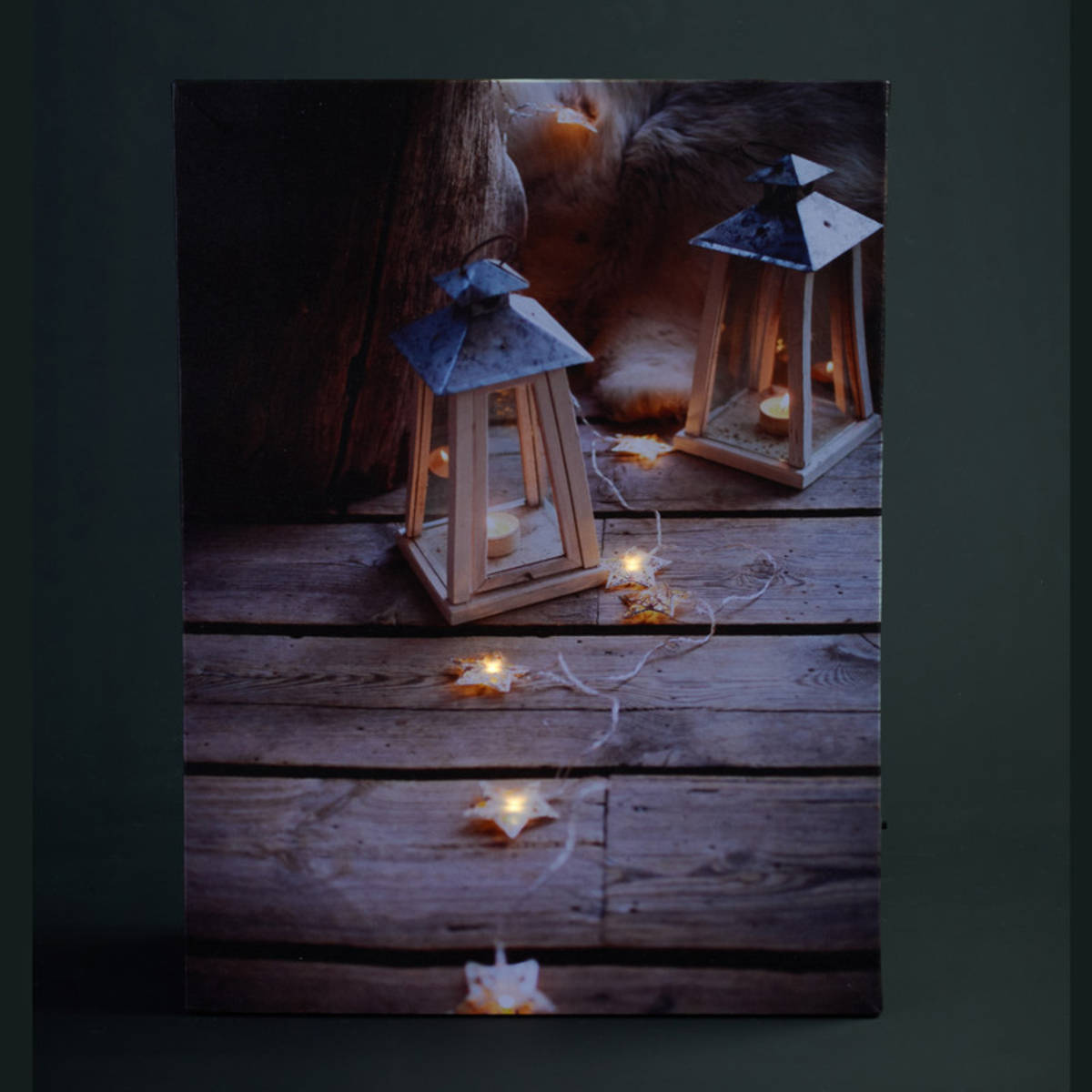 Bild Laterne mit LED Licht