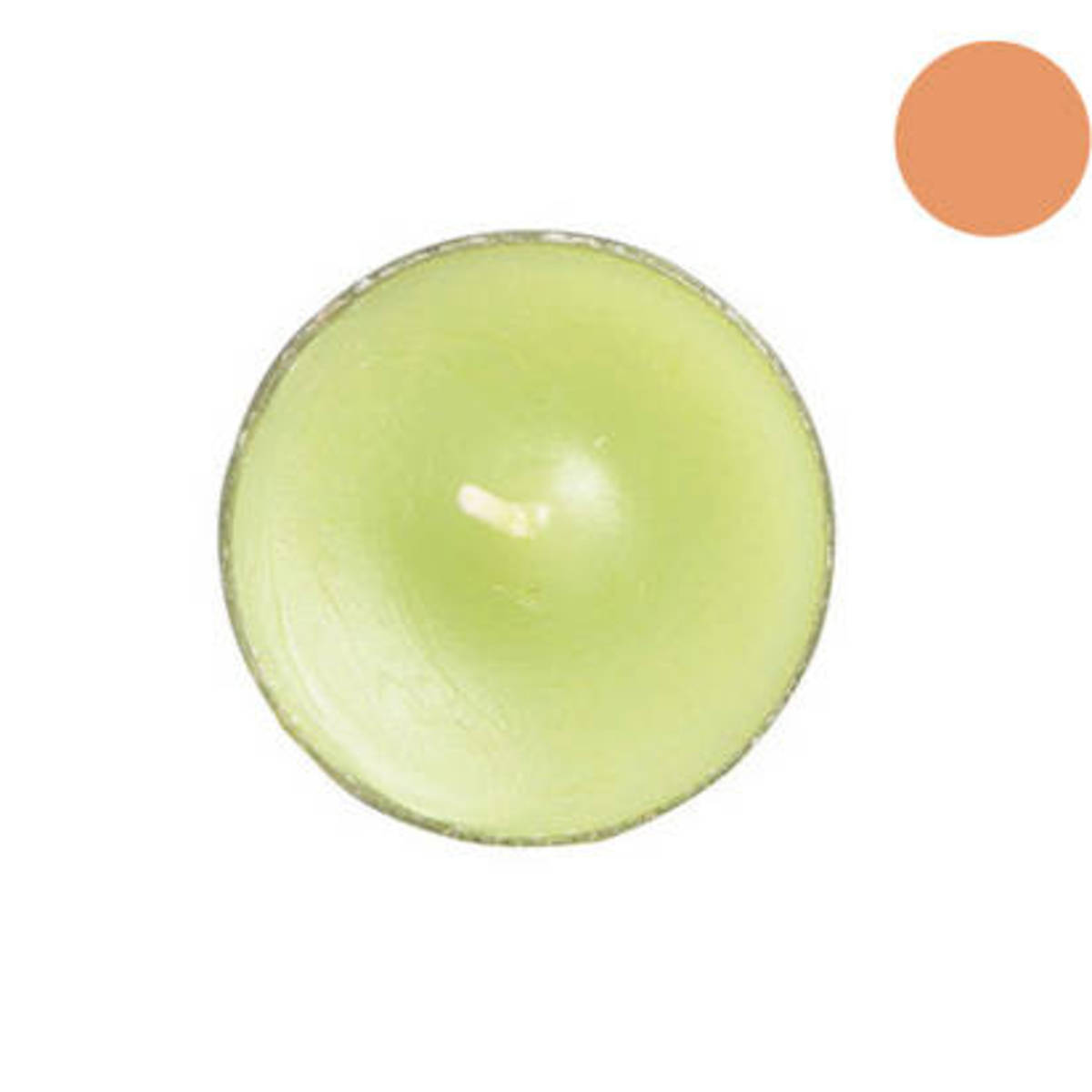 Teelicht aus Paraffin, Ø38mm, hellgrün