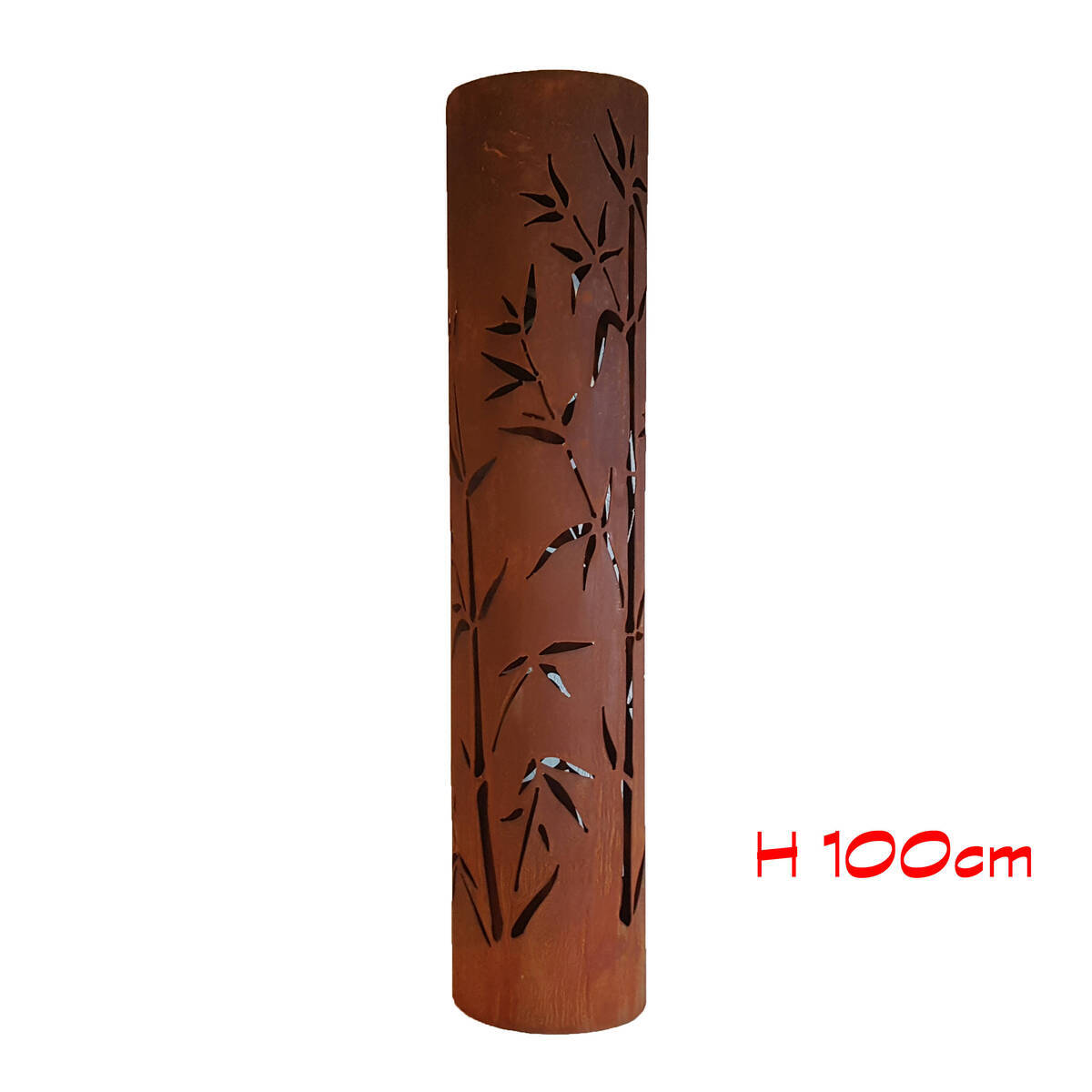 Colonne en fer rouillé, magnifique  