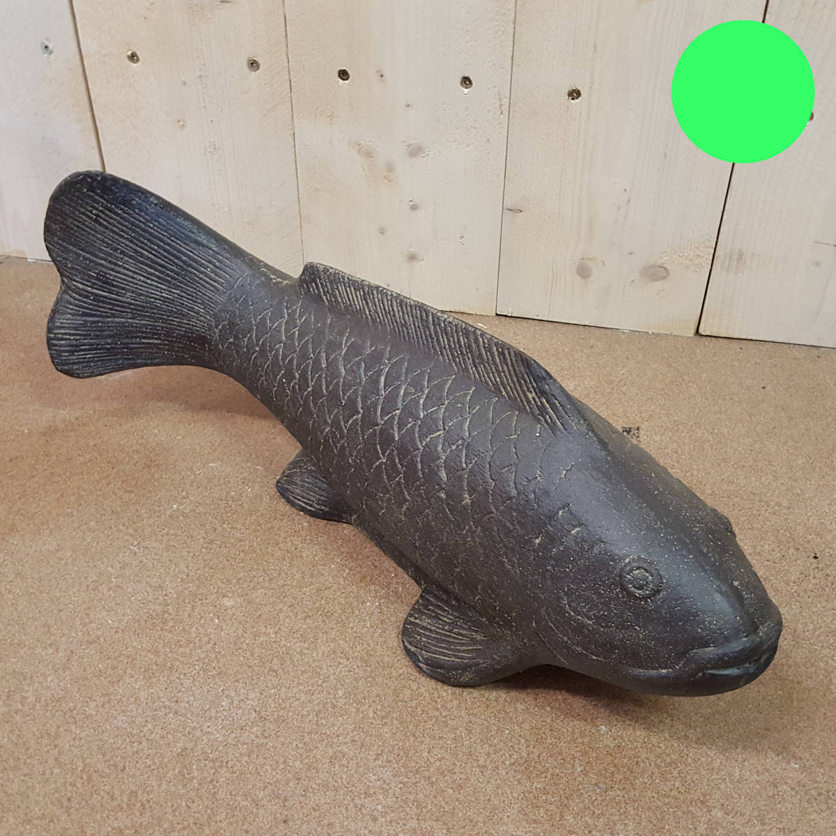 Poisson en pierre agglomérée, 60 cm    