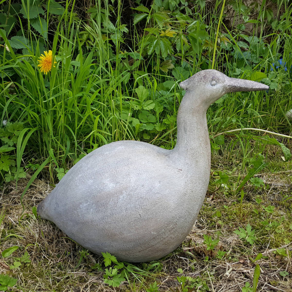 Vogel aus Kunstharz, Höhe 38cm