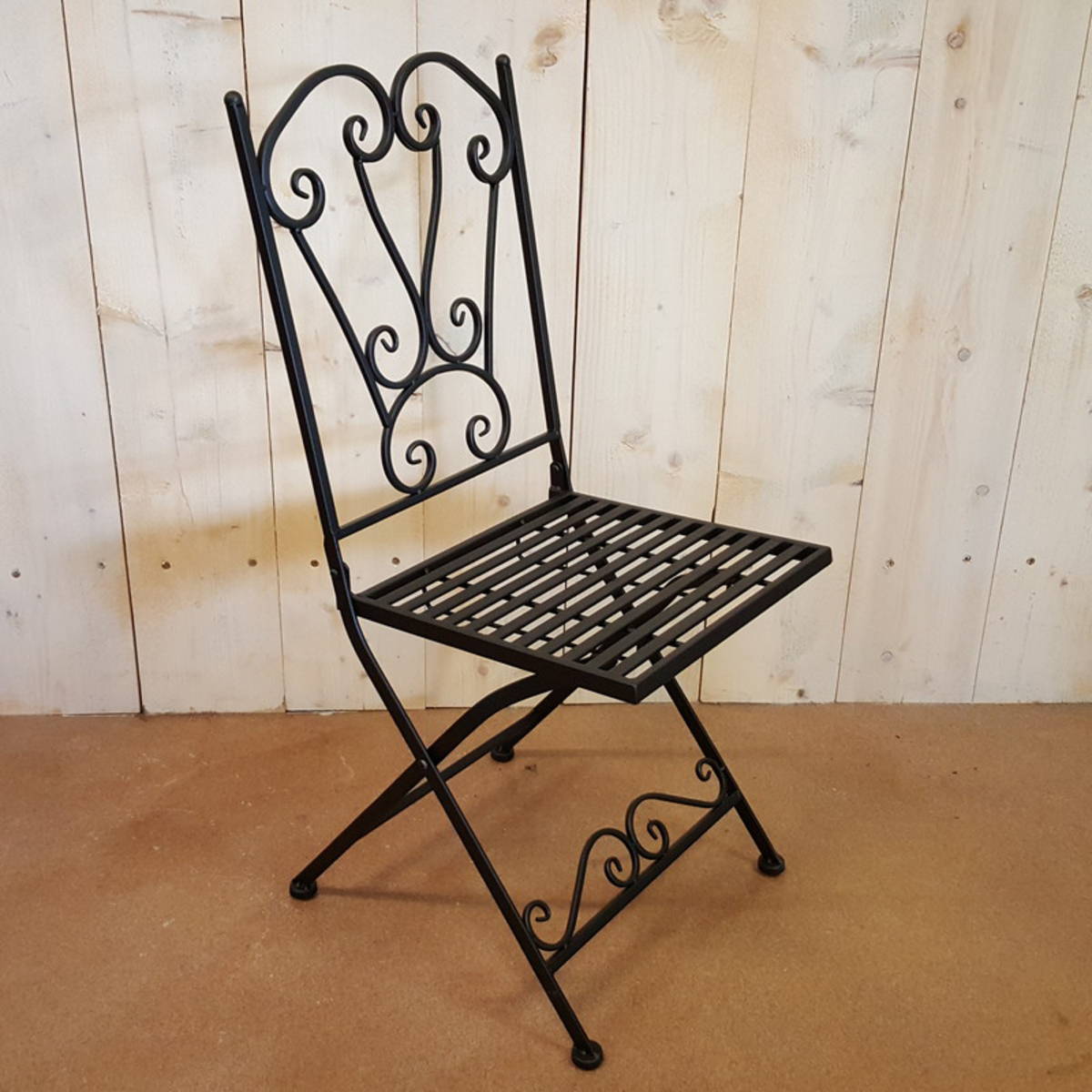 Stuhl aus Metall, Style Bistro