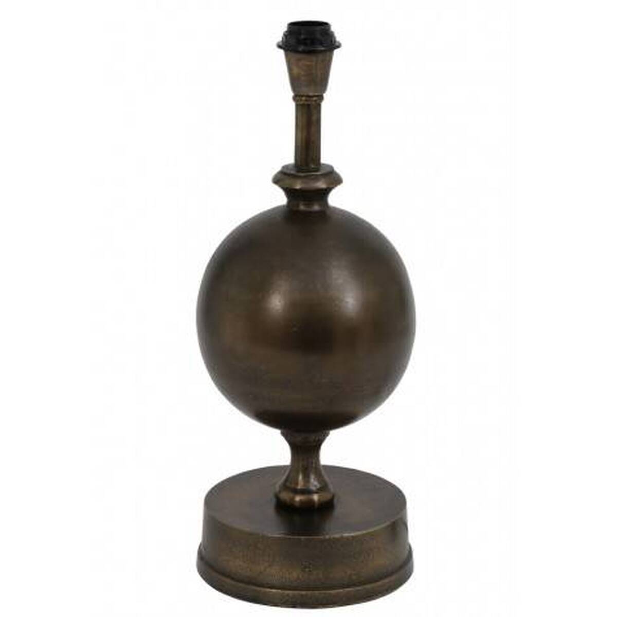 Pied de lampe, bronze antique, 50 cm 