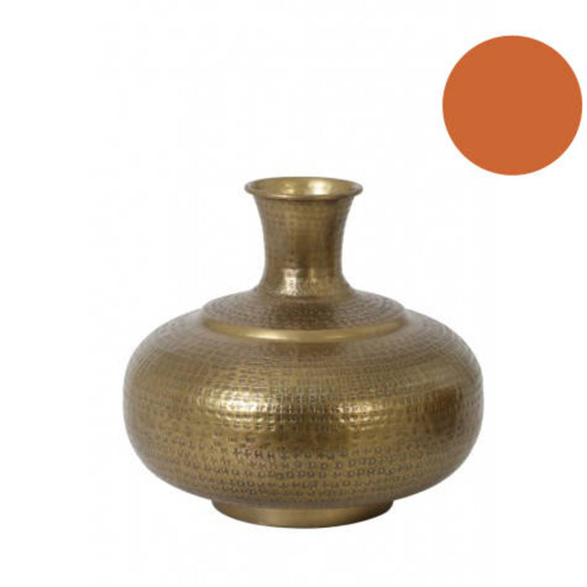 Vase aus Metall, antik bronze, Höhe 30cm