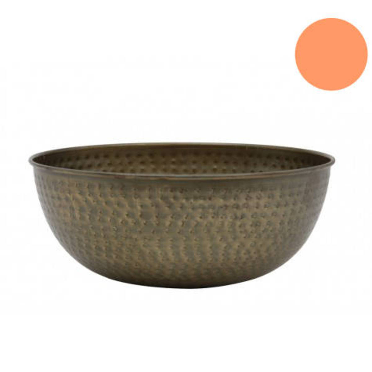 Schale aus Metall, antik bronze, Durchmesser 40cm