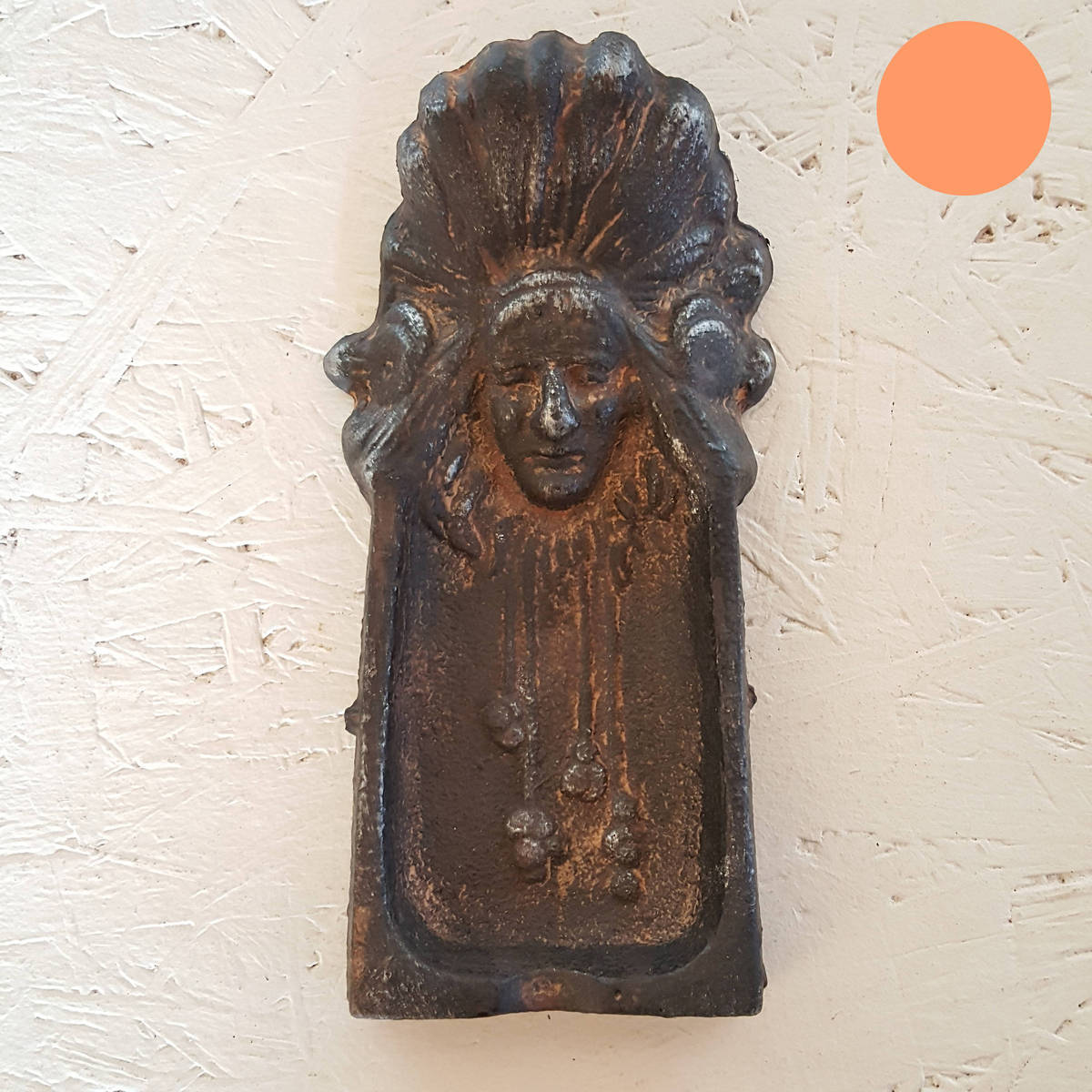 Aschenbecher Indianer aus Gusseisen