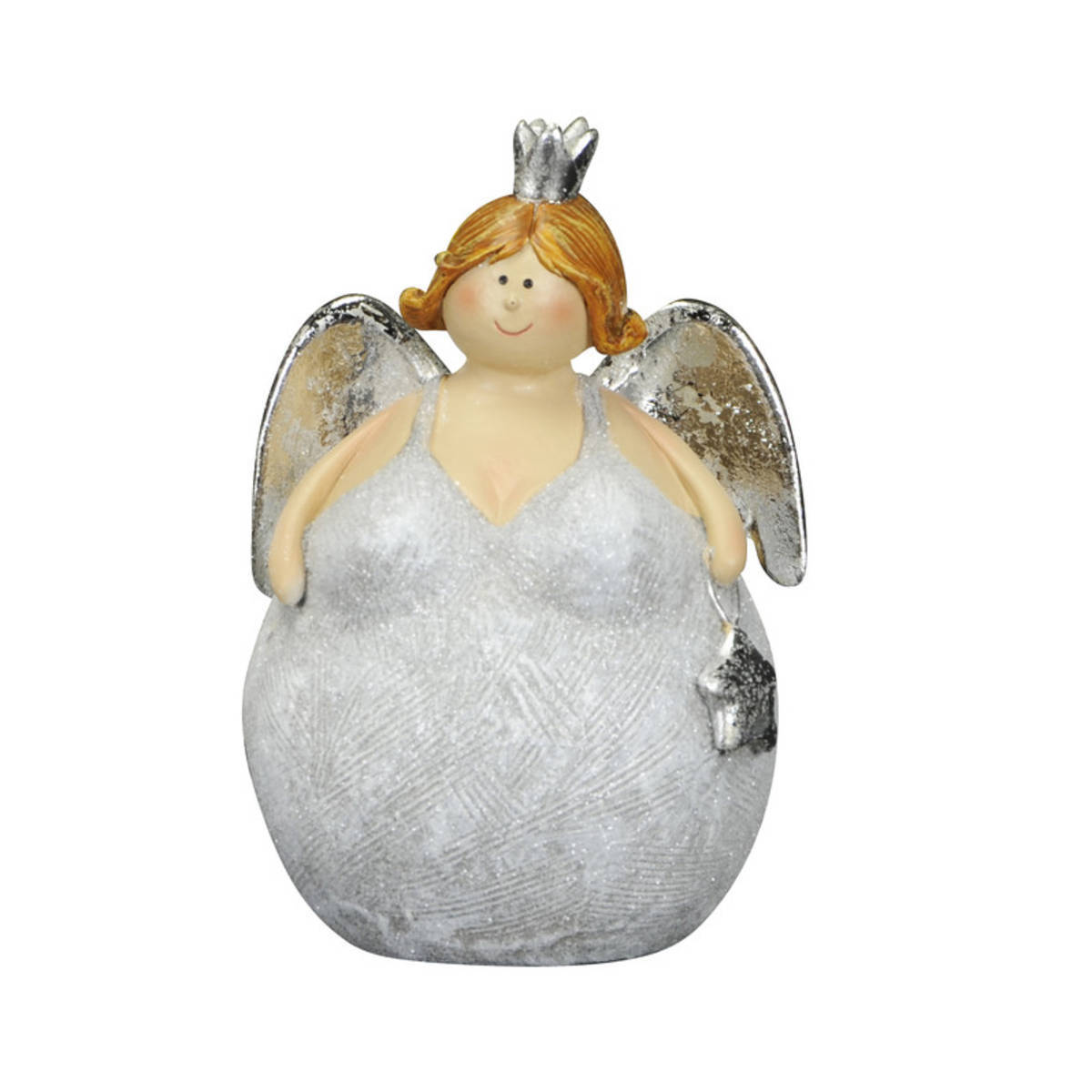 Engel aus Polyresin, Höhe 12cm