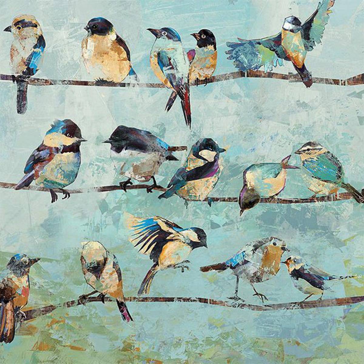 Tableau oiseau main image 0