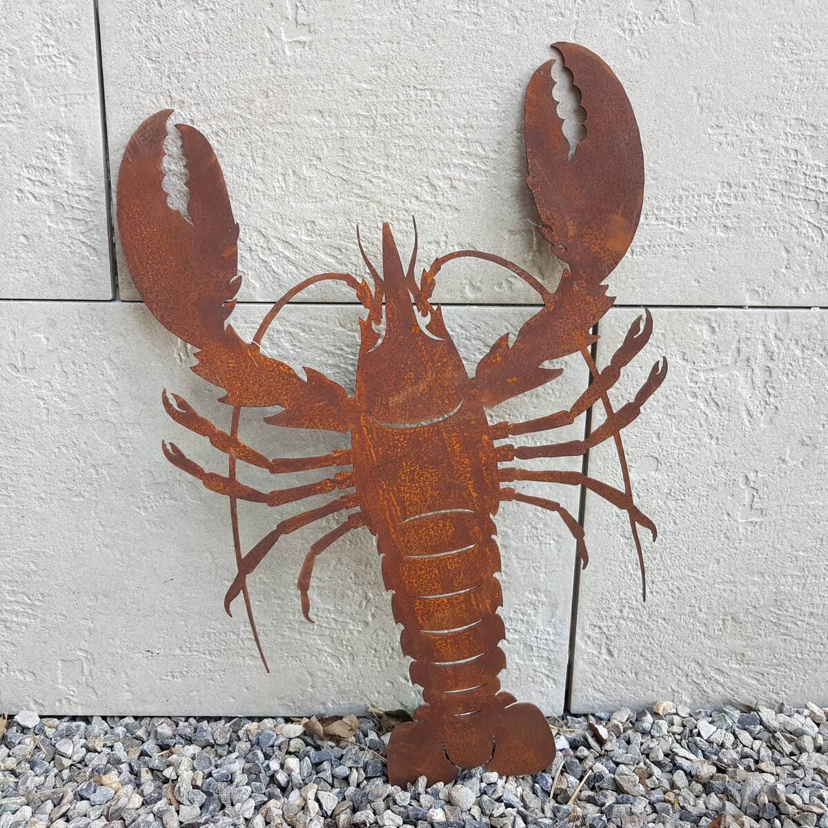 Hummer z. Aufhängen, aus Rosteisen, 45cm