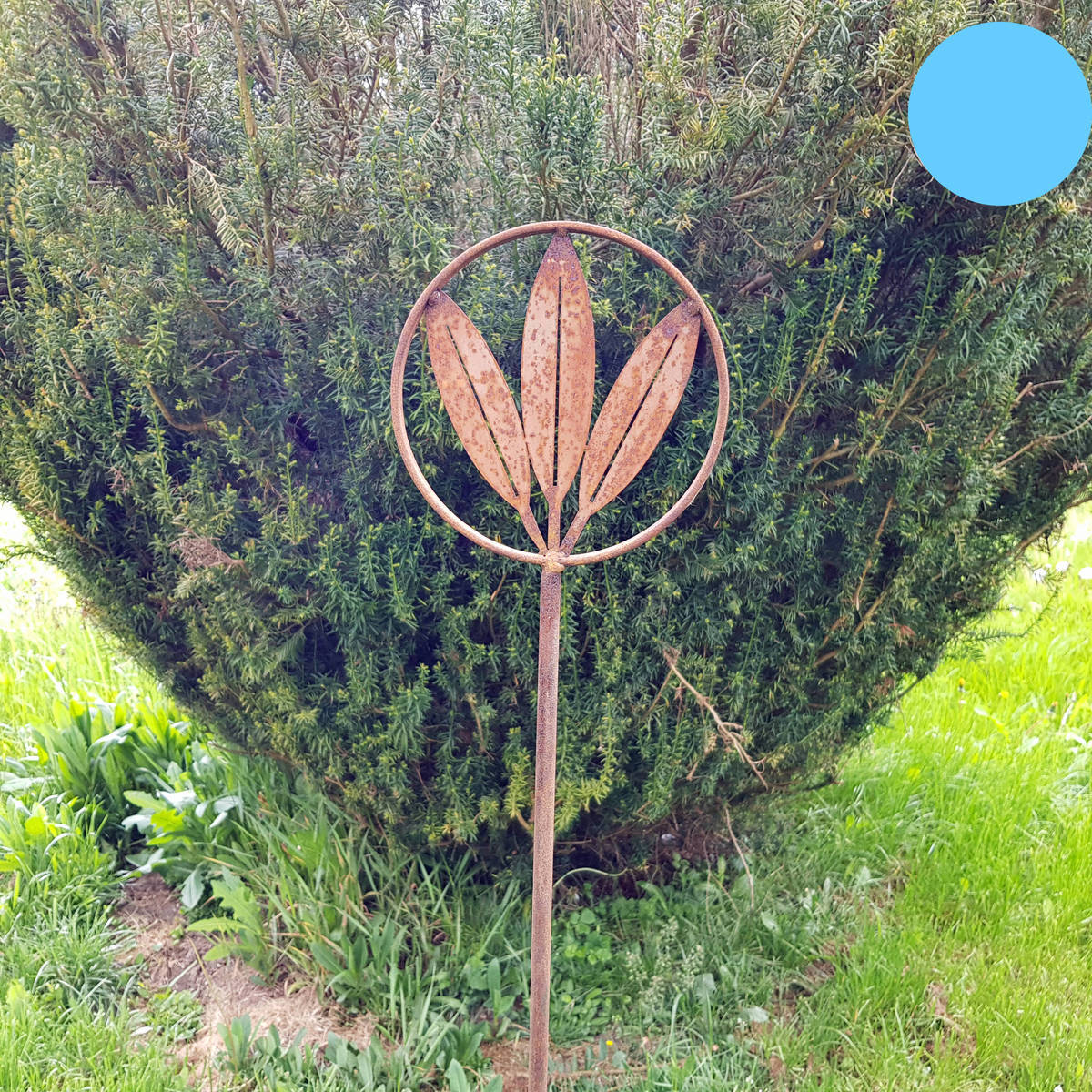 feuille de saule sur tige, H. 150 cm  