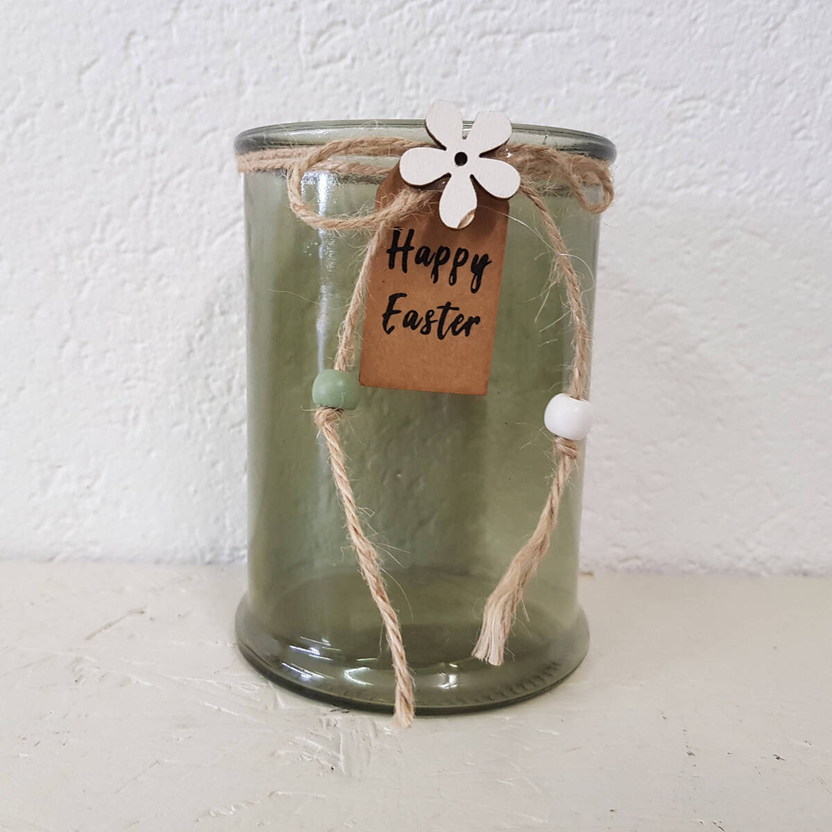 Glas ''Happy Easter'', Höhe 14cm