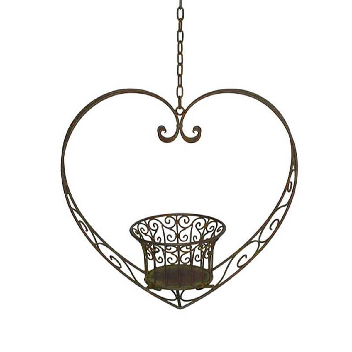 Coeur en métal, à suspendre, 40 cm 