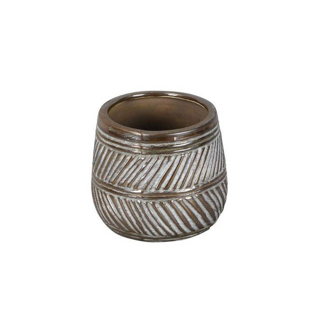 Topf aus Steingut, Durchmesser 12cm