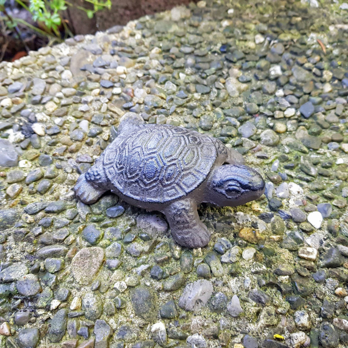 Tortue en fonte, longueur 10cm