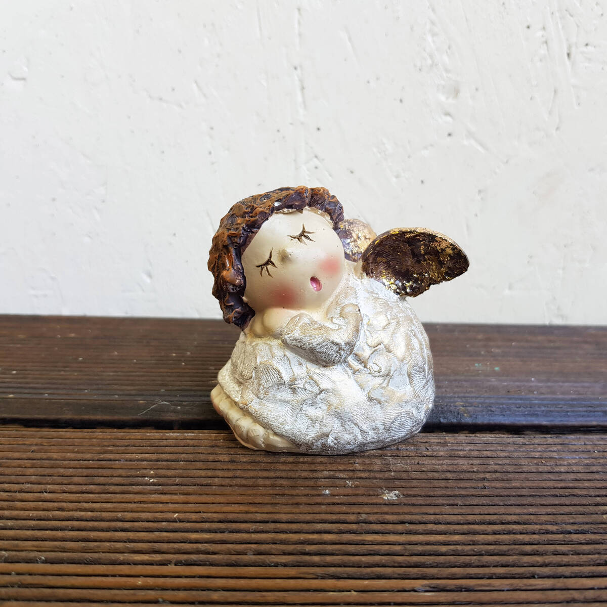 Engel aus Polyresin, 7x7cm