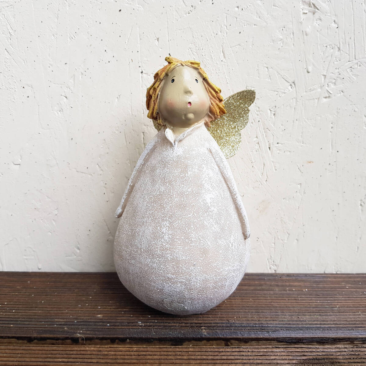 Ange en polyresin, à poser, hauteur 18cm