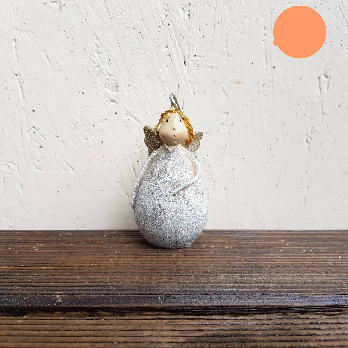 Ange à suspendre, en polyresin, hauteur 8cm