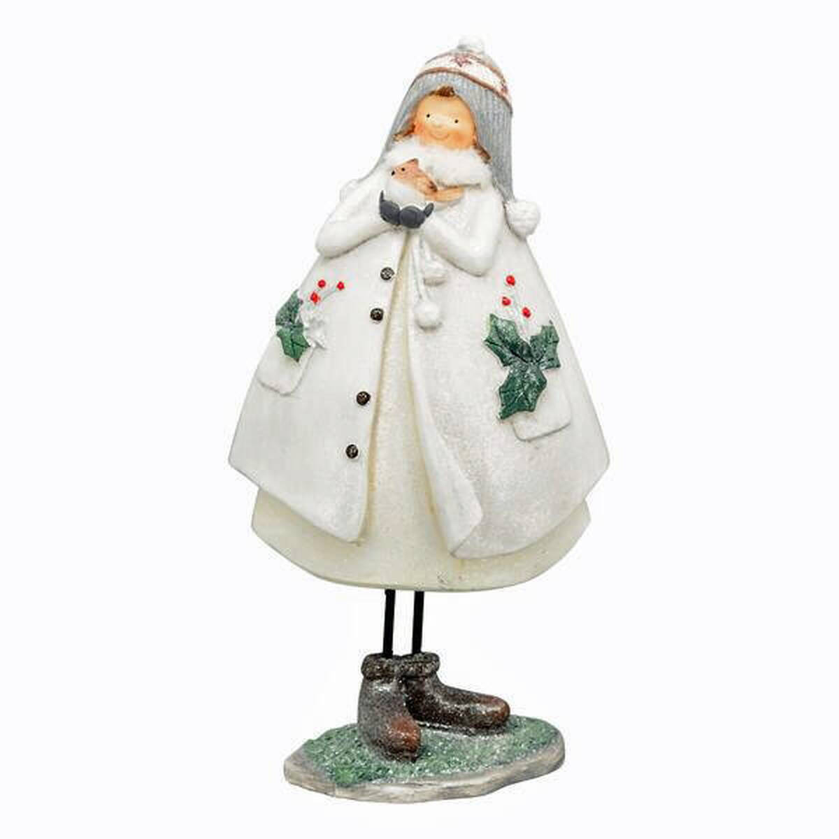 Winterkind aus Polyresin, Höhe 64cm