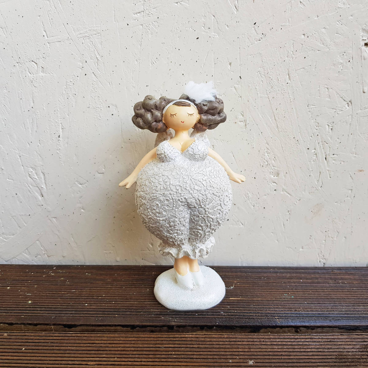 Engel aus Polyresin, Höhe 20cm