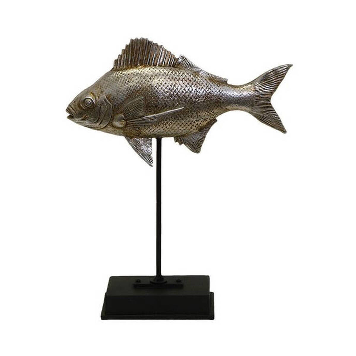 Dekofisch auf Sockel, aus Polyresin, Höhe 26cm
