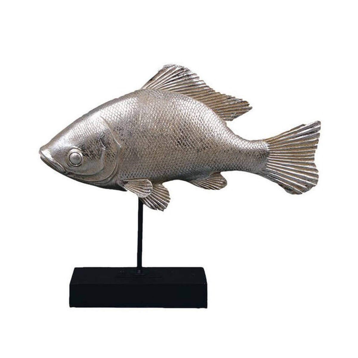 Dekofisch auf Sockel, aus Polyresin, Höhe 26cm