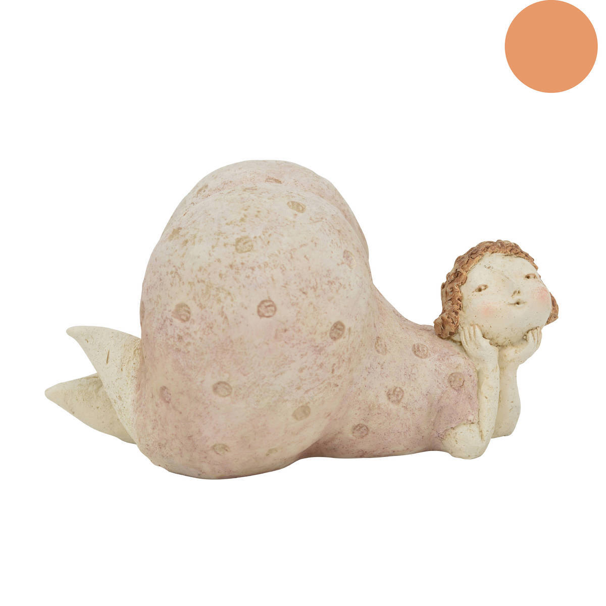 Frauenskulptur aus Polyresin, Höhe 22cm