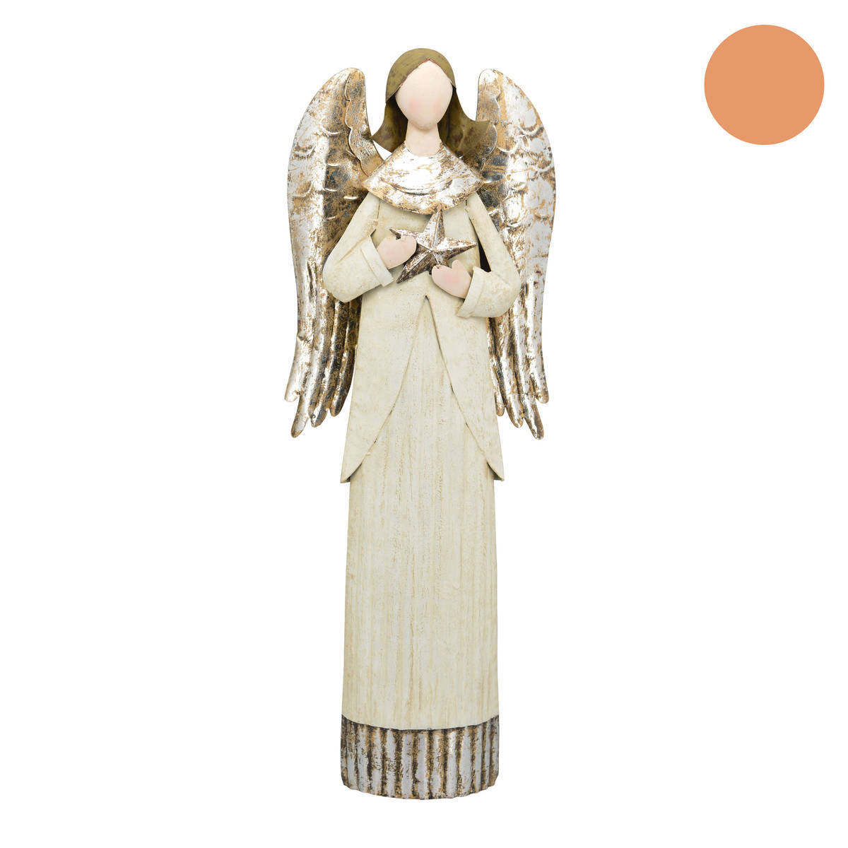 Engel aus Metall, Höhe 74cm