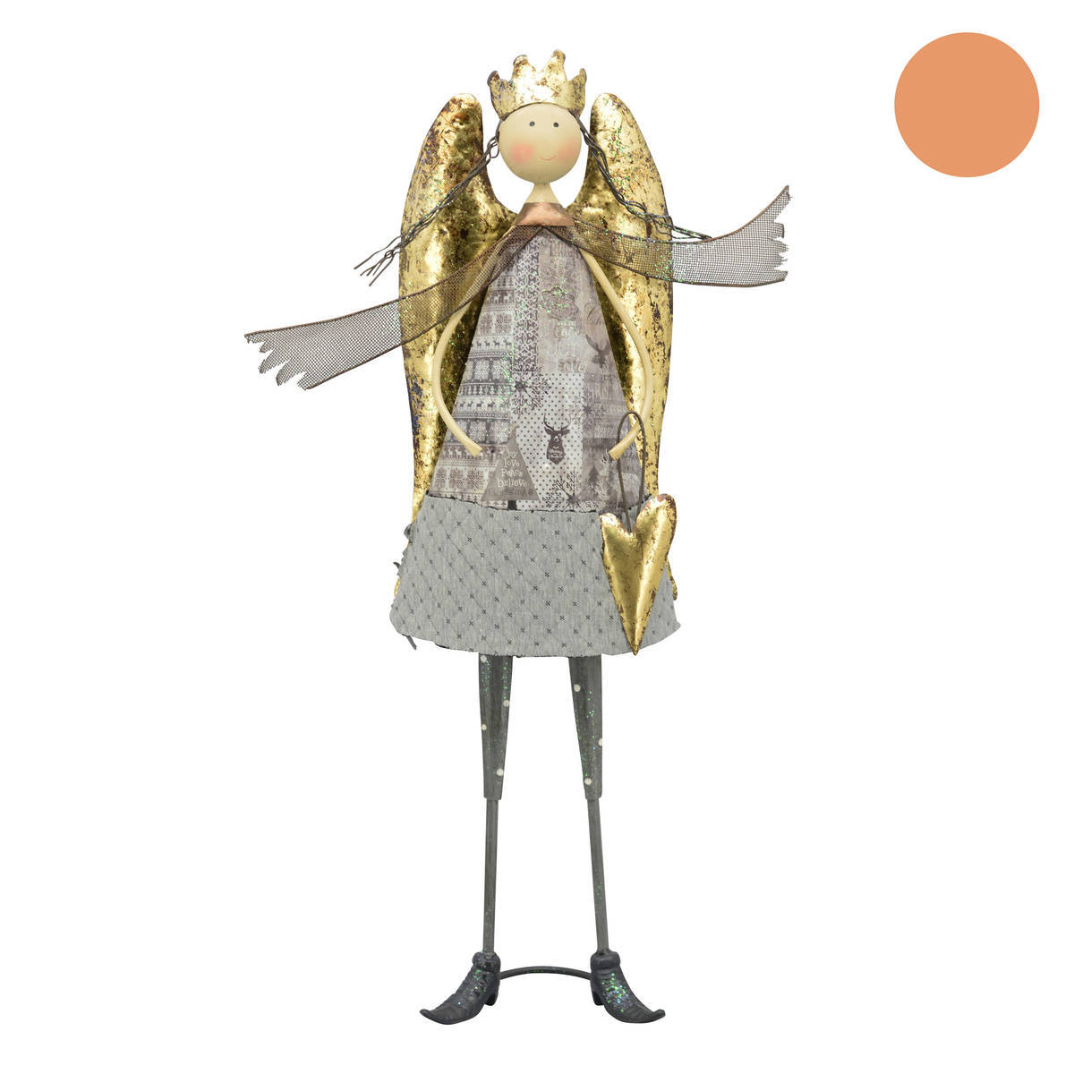 Engel aus Metall, Höhe 79cm