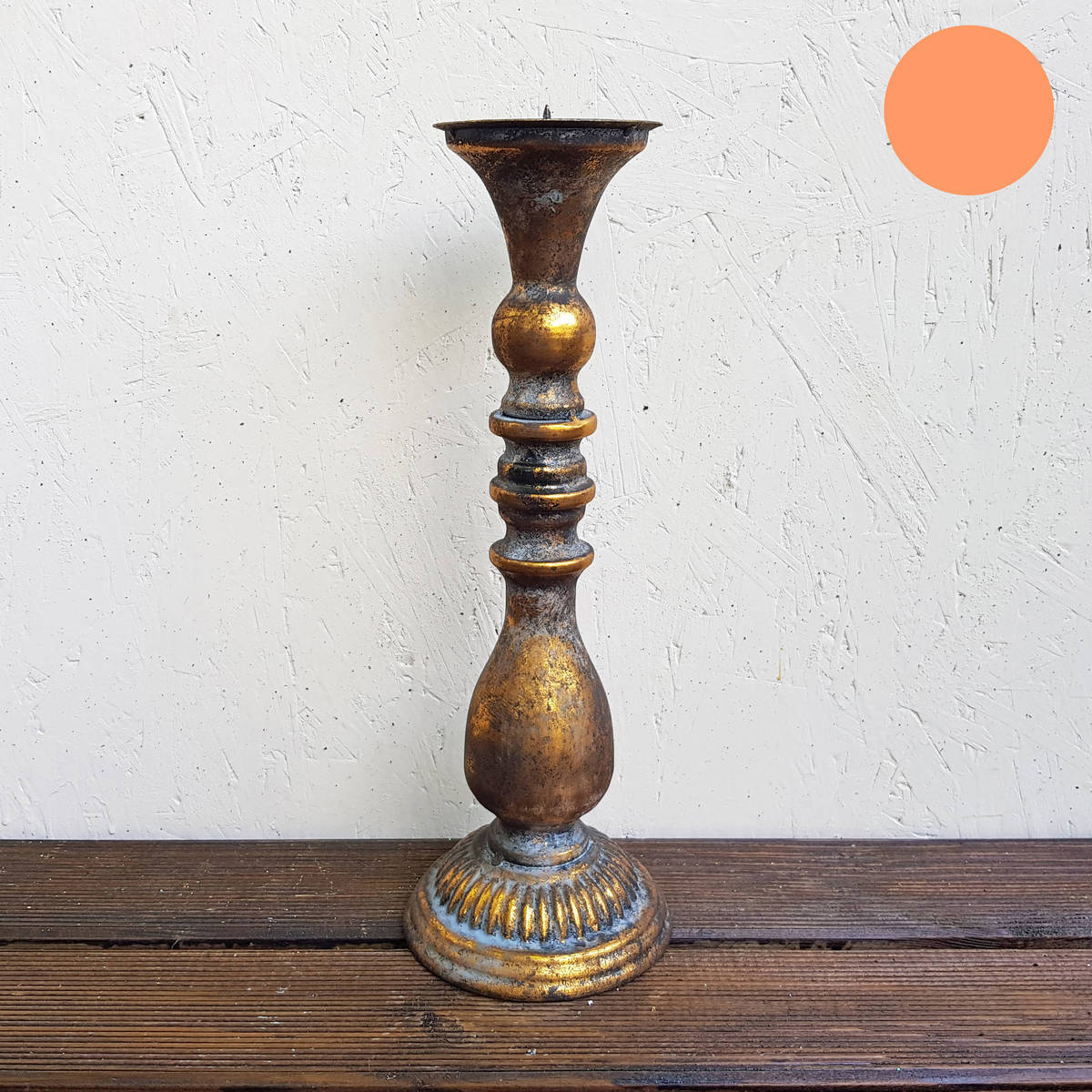 Kerzenhalter aus Metall, Höhe 38cm