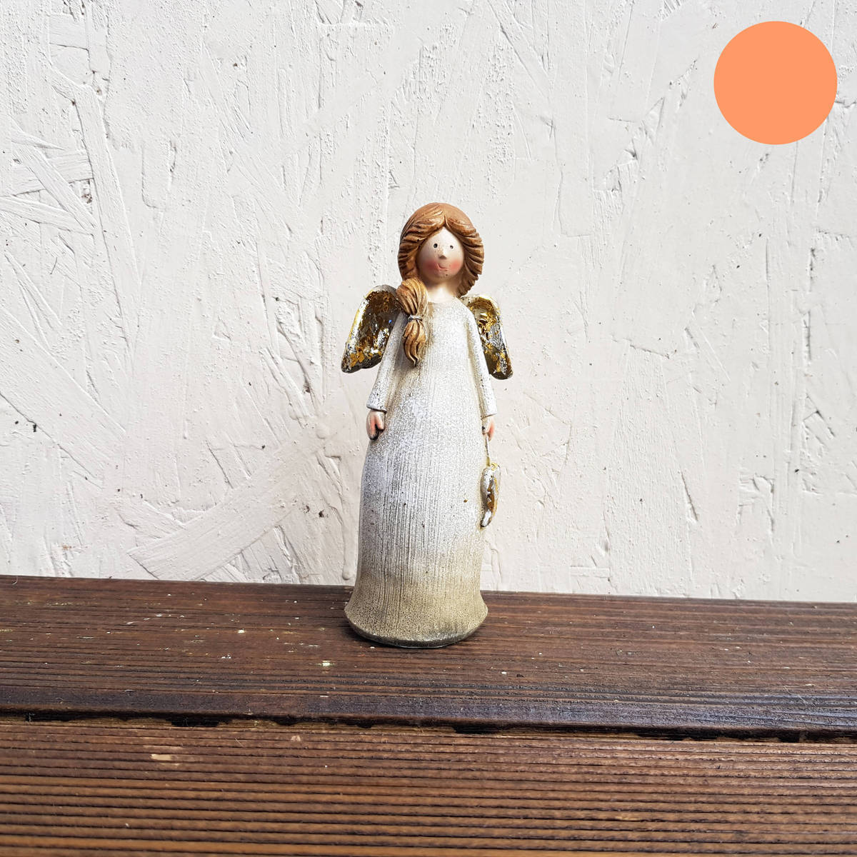 Ange en résine, hauteur 14cm