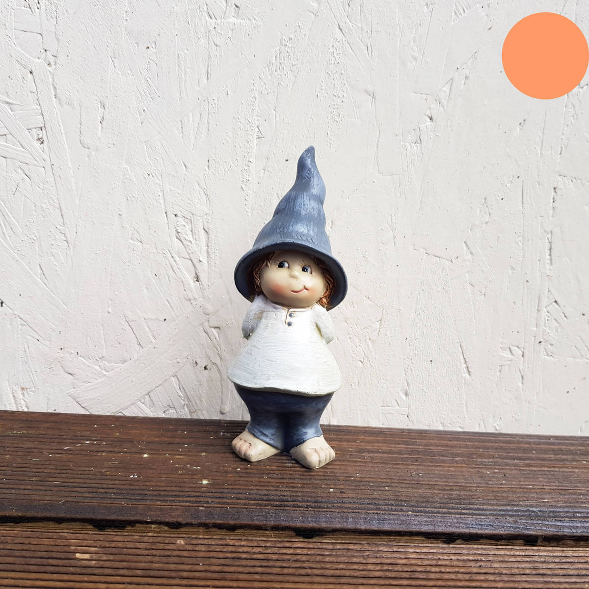 Personnage d'hiver en résine, hauteur 13cm