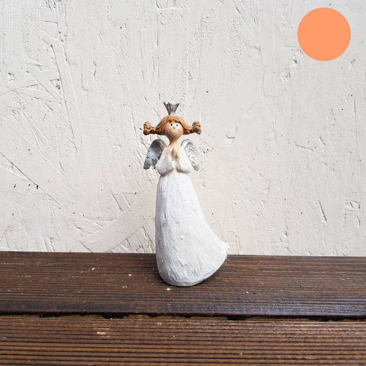 Ange en résine, hauteur 12cm