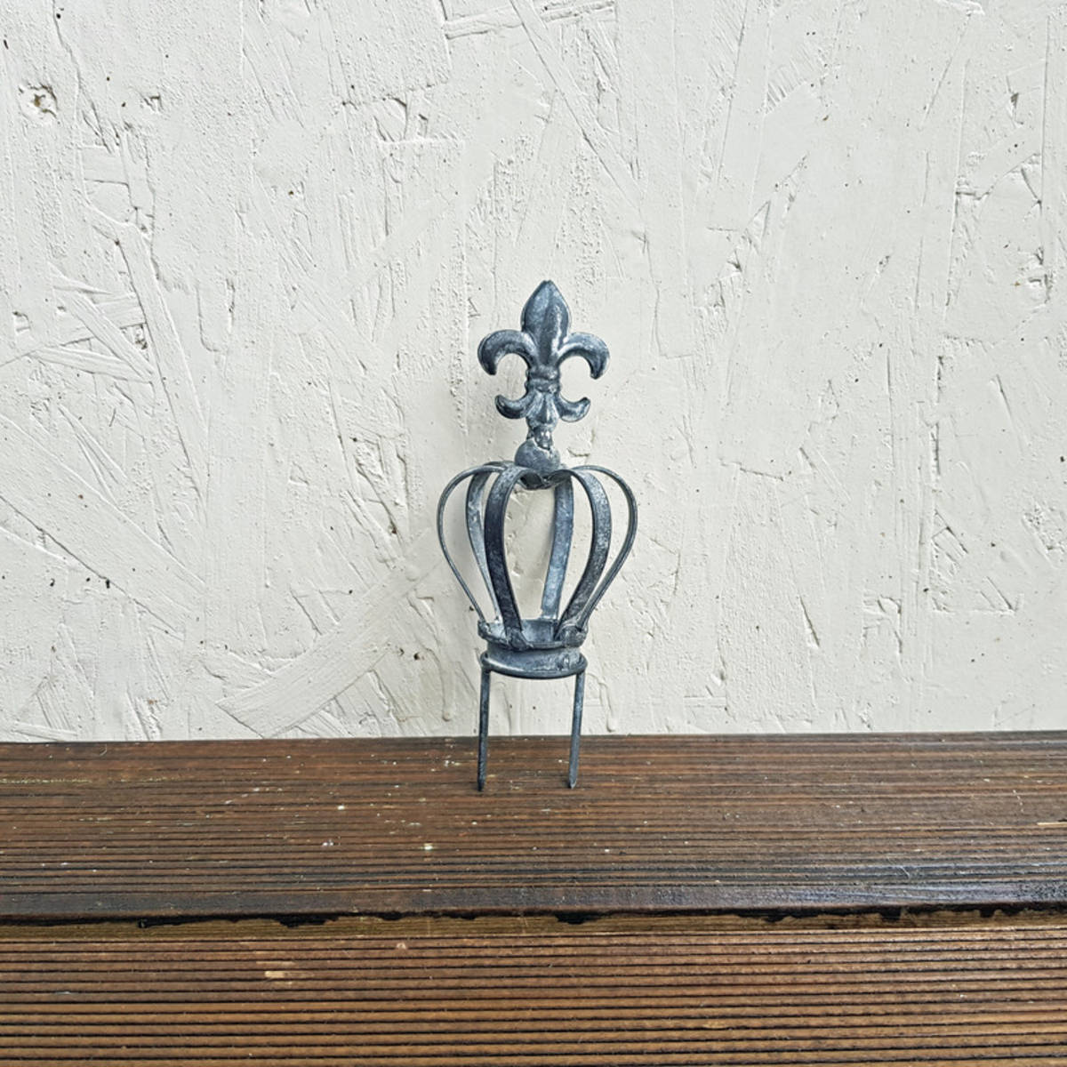 Krone aus Metall zum Stecken, Höhe 12cm