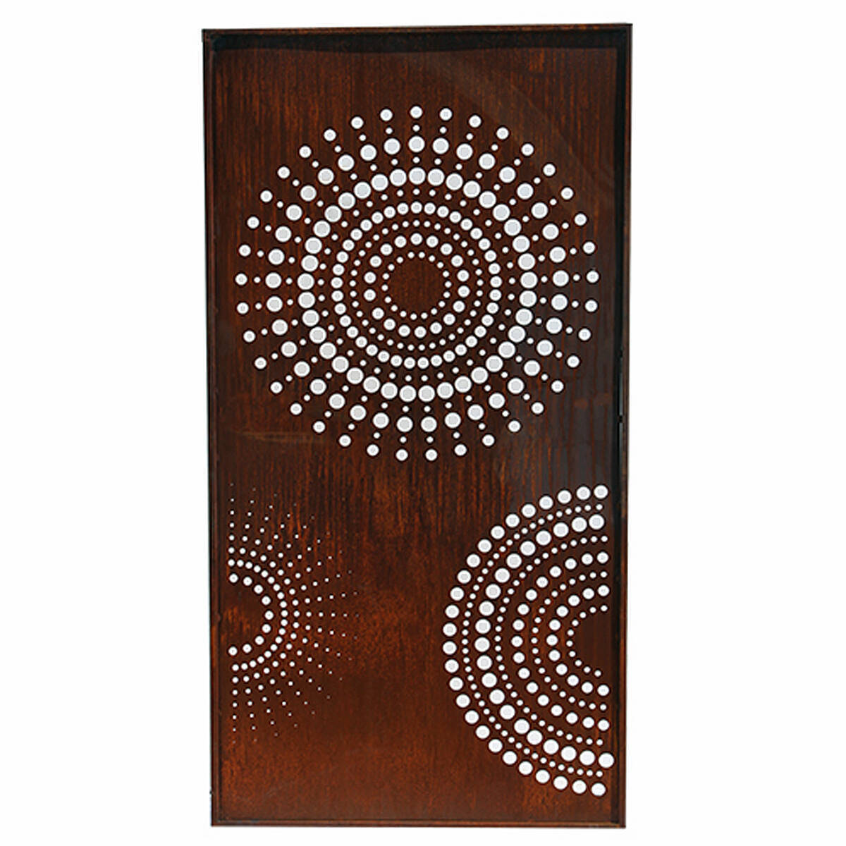 Paravent aus Rosteisen, 100 x 200cm