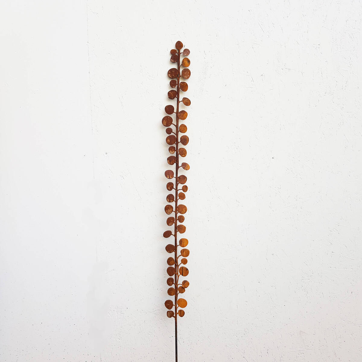 Pflanze aus Rostmetall, zum Stecken, Höhe 160cm