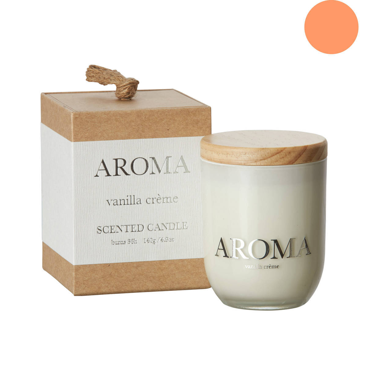 Duftkerze aus Sojawachs, vanilla creme, M