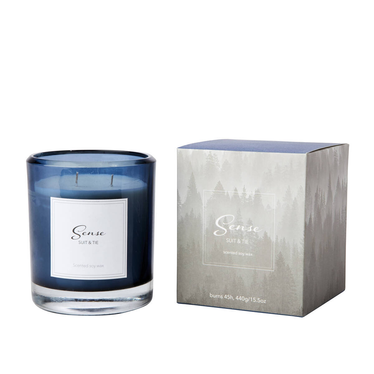 Duftkerze aus Sojawachs im Glas, suit & tie