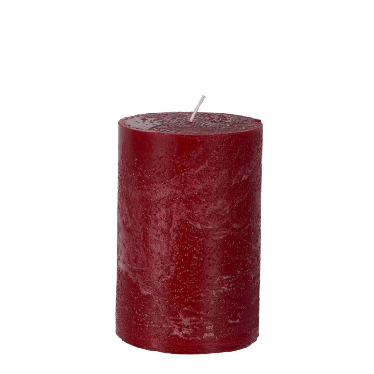 Kerze aus Paraffin, Ø 10cm, Höhe 15cm, rot