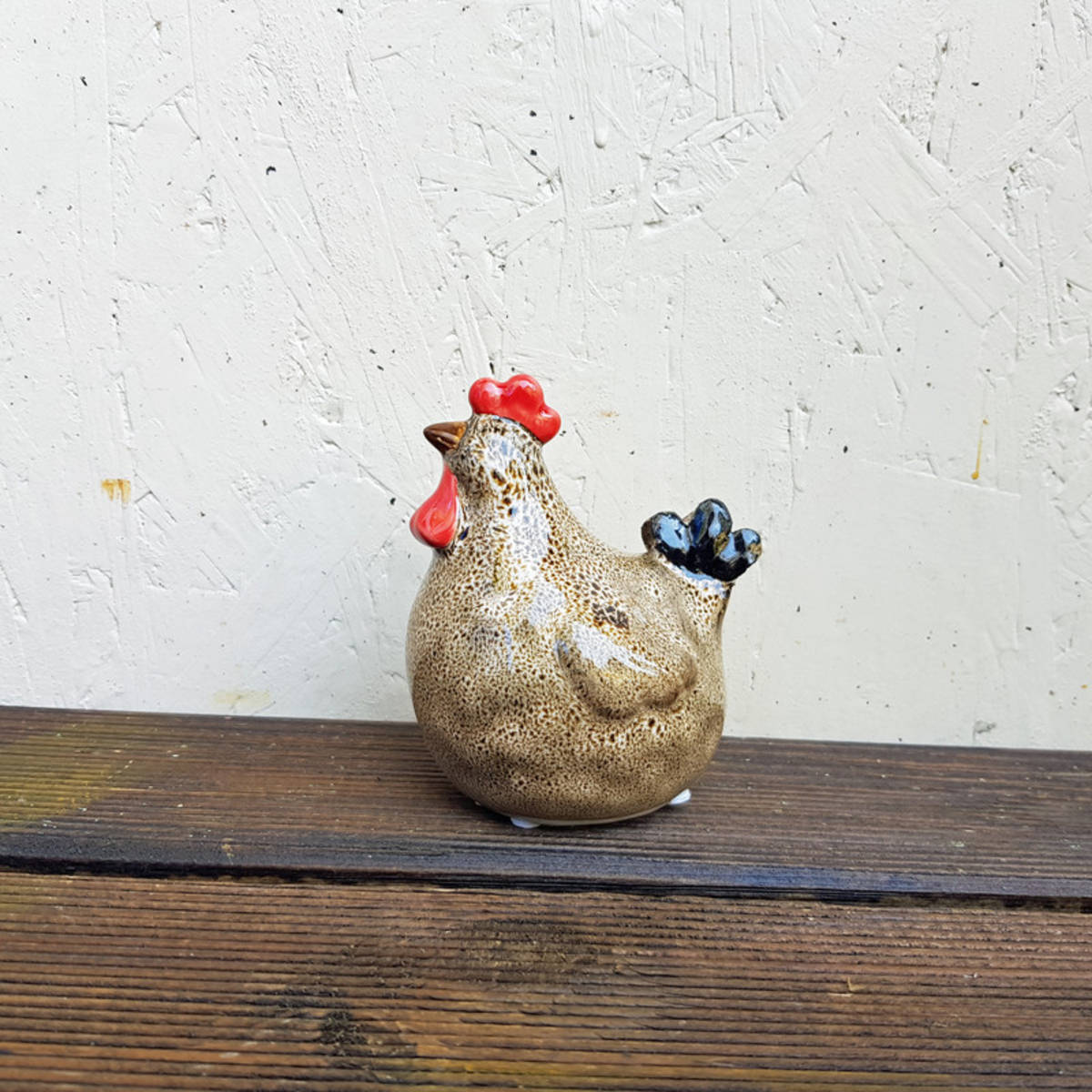 LAMPE Boule en Céramique Craquelée VINTAGE
