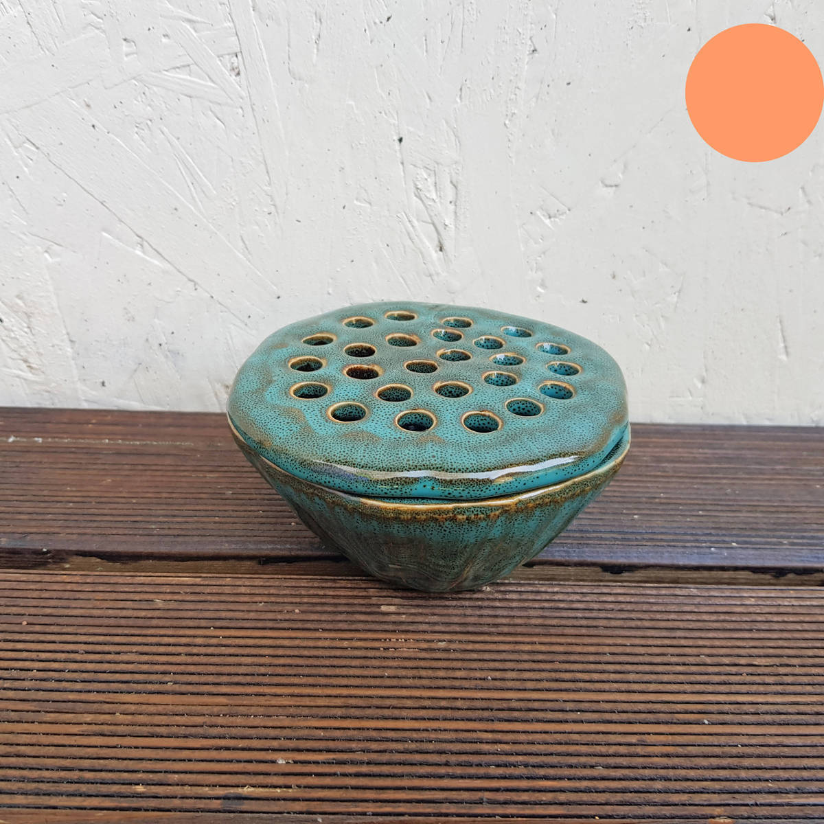 Lotus en céramique, 12 cm 