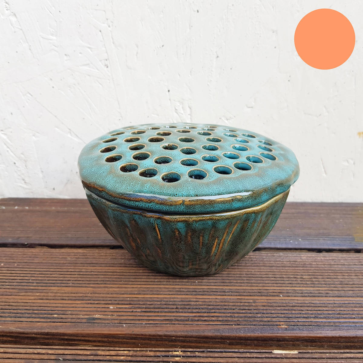 Lotus en céramique, 15 cm 