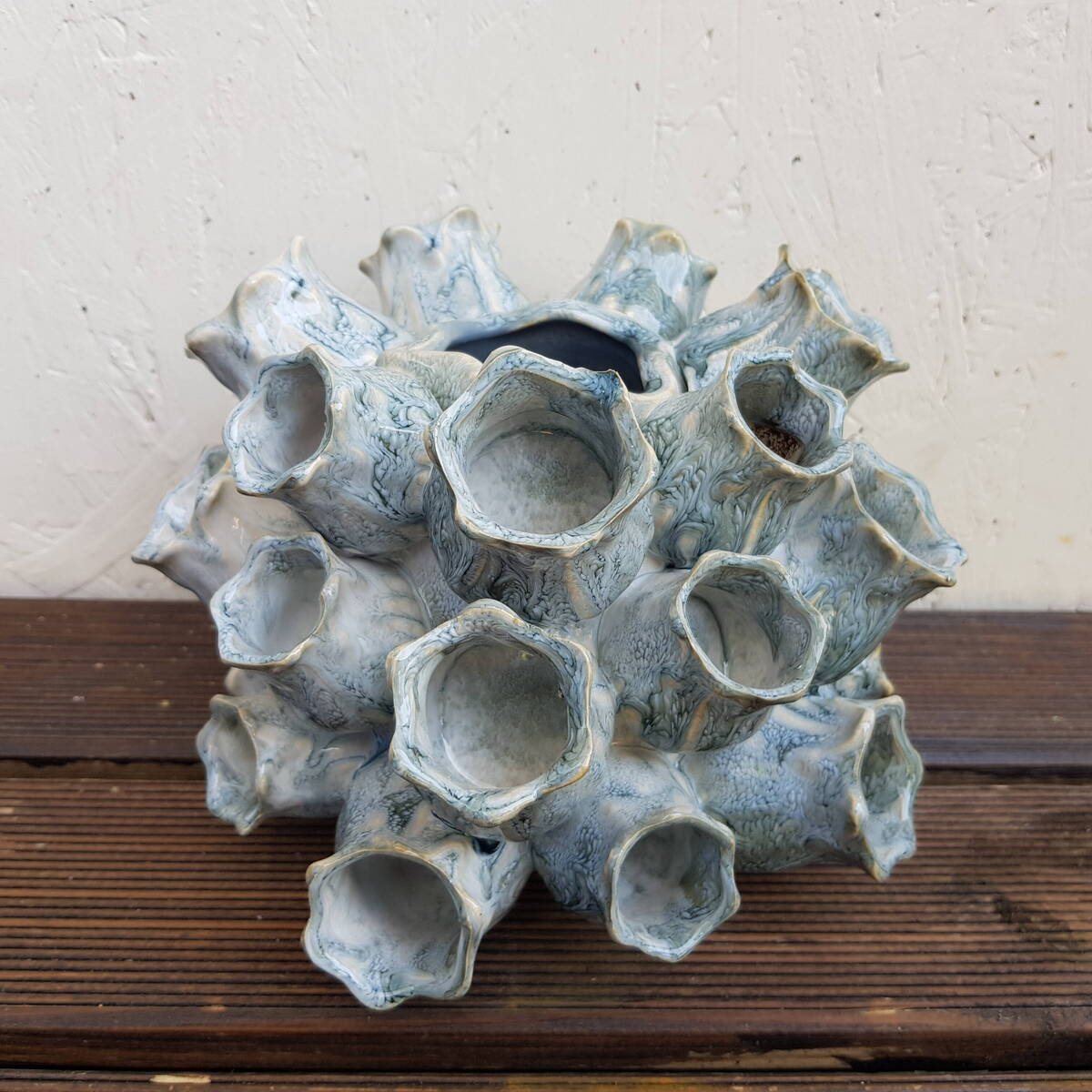 Deco fantaisie en céramique, superbe, 20 cm 