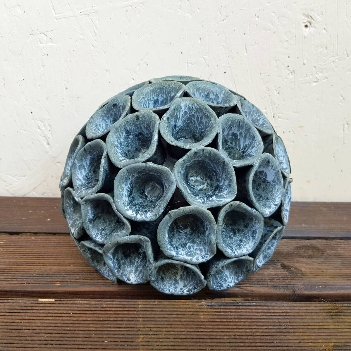 Deco fantaisie en céramique, superbe, 22 cm 