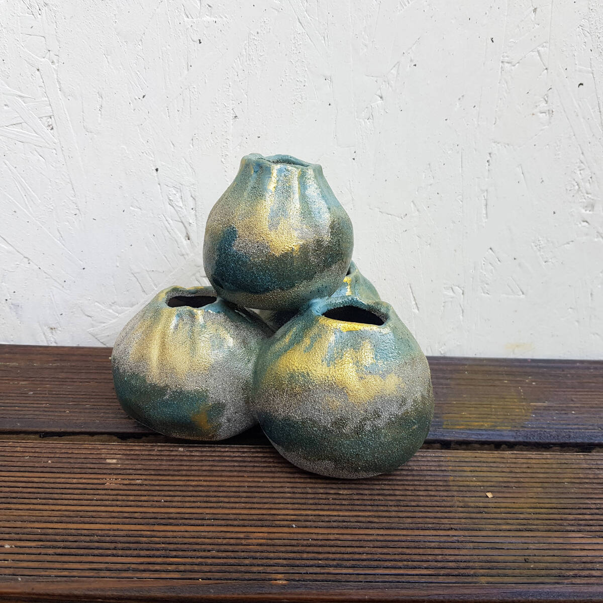 Deco fantaisie en céramique, superbe, 16 cm 