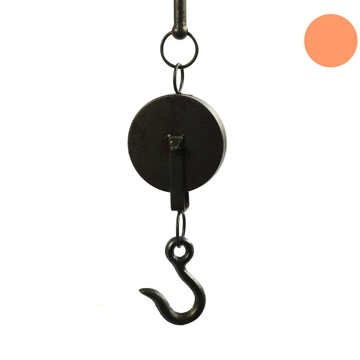 Flaschenzug aus Metall, Länge 67cm