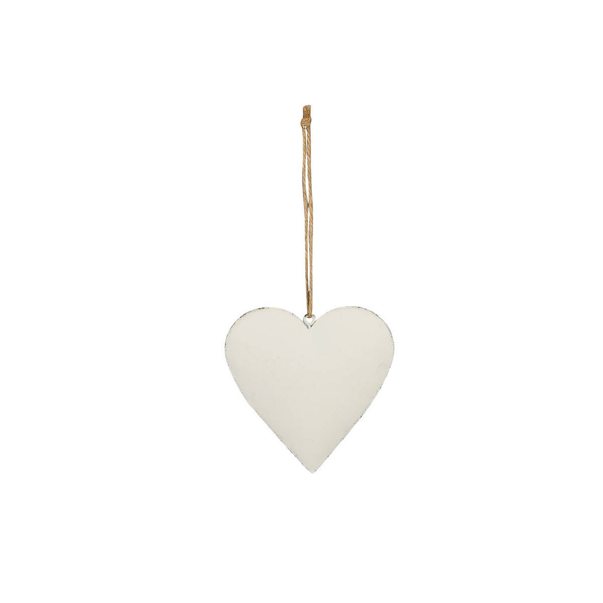 Coeur à suspendre, en métal, 10cm